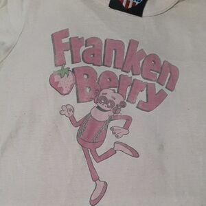 Franken Berry Pink Graphic Kids Tee